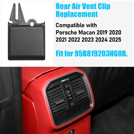 Porsche Macan Rear AC Vent Clip Tab 2019-25 | 1PCS Replacement | Jaronx