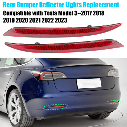 Tesla Model 3 Rear Bumper Reflector 2017-2023 | Jaronx
