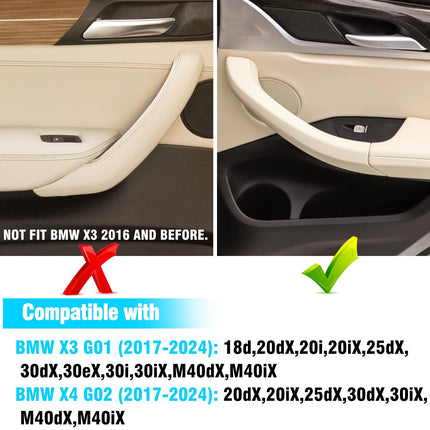 For BMW X3/X4 Door Handle Replacement Right Front or Rear G01/G02 2017-24 | Jaronx