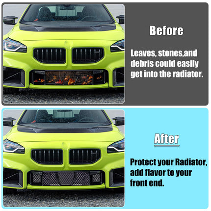 For BMW M2 G87 Front Bumper Grille Guard 2023-2025 | 5PC Glossy Black Mesh Kit | Jaronx