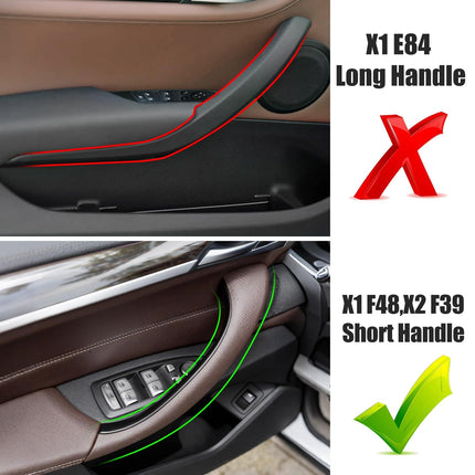For BMW X1 F48 / X2 F39 Brown Door Handle Cover 4PCS 2016-23 – Snap-On (4PCS)| Jaronx
