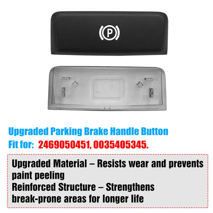 For Mercedes Benz Parking Brake Handle P Button A W176/B W246 W242/GLA X156/CLA W117/ML W166/GL X166/GLE/SLK/SLC Class, Electronic Handbrake Release P Button Cover Replacement| Jaronx