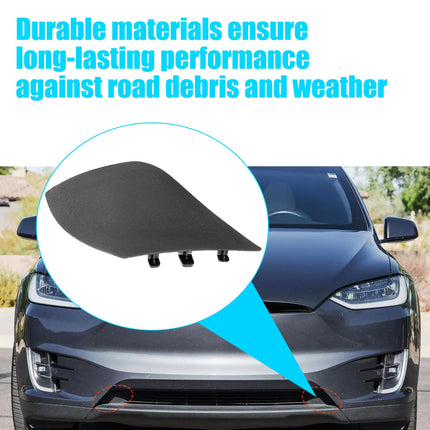 Tesla Model S/X 2016-2021 Front Bumper Trailer Hook Cover (Black) | Jaronx