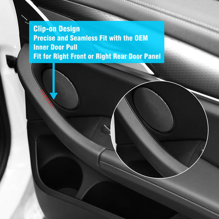 BMW X3 G01/X4 G02 Door Handle Cover, 1PCS Right Front/Rear Interior Outer Cover Replacement for X3 2017 - 2024/X4 2018 - 2024 (NOT Leather) | Jaronx