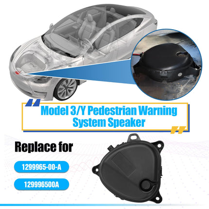 Tesla Pedestrian Warning Speaker Model 3 2017-2023 Model Y 2019-2024, Pedestrian Warning System Alarm Horn PWS Speaker for Tesla Model 3/Y, Replace for 1299965-00-A| Jaronx