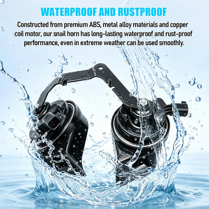 For Tesla Model Y Horn Assembly with Bracket 2020-2024 | 1507242-00-B Dual Tone Snail for Tesla Model Y Accessories, Horn High Low Tone Horn Replacement| Jaronx