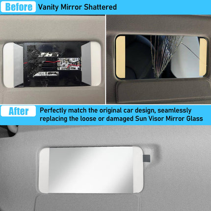 Tesla Sun Visor Mirror Glass Replacement for Model 3/Y (2017-2024) | Left/Right Side| Jaronx
