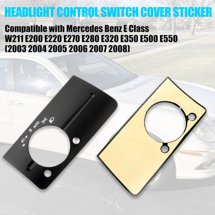 Mercedes Benz E Class W211 Headlight Switch Cover Stick-on (2003-2008) - OE 2115450704 | Jaronx