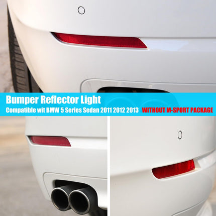 BMW 5-Series F10 Rear Reflector Pair 2011-2013 | 63147203237 38 | Jaronx