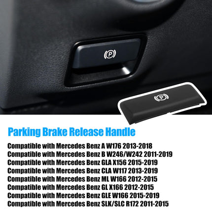 For Mercedes Benz Parking Brake Handle P Button A W176/B W246 W242/GLA X156/CLA W117/ML W166/GL X166/GLE/SLK/SLC Class, Electronic Handbrake Release P Button Cover Replacement| Jaronx