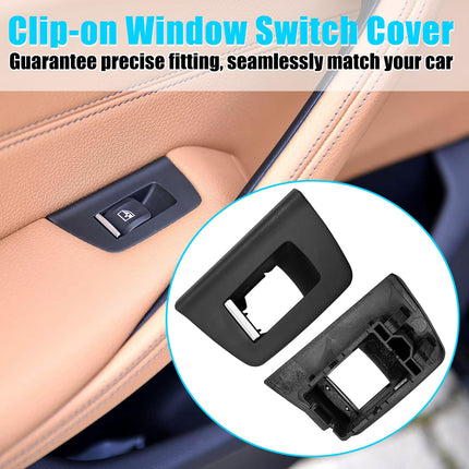 For BMW 5 Series G30/G31/F90 Rear Window Switch Cover 2PCS 2017-2022,Left Rear+Right Rear Replacement| Jaronx