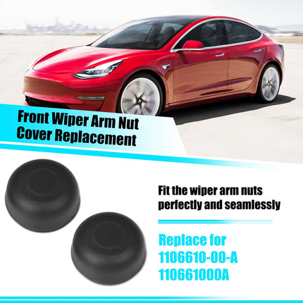 Wiper Arm Nut Cover for Tesla Model 3/Y 2017-2023 (2PCS) | Jaronx
