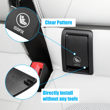 BMW X6 G06 Child Seat Anchor Cover 2020 - 2025, ISOFIX Rear Seat Latch Replacement for 52207939540 52207948756 | Jaronx