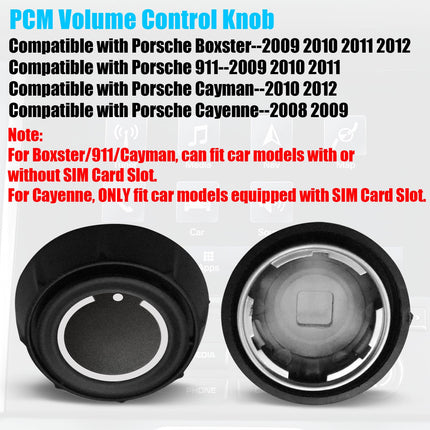 Porsche PCM 3.0 Volume Knobs 2008-2012 | Jaronx