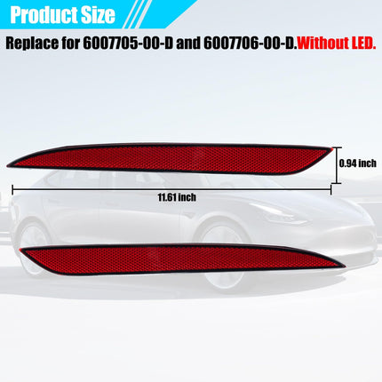 Tesla Model S Rear Bumper Reflector 2016-2020 | Jaronx