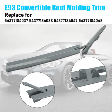 BMW Convertible Roof Hinge Cover for 3 Series E93 (2006 - 2011) & 4 Series F33/M4 F83 (2014 - 2019), 4PCS Left/Right Top Roof Molding Trim | Jaronx