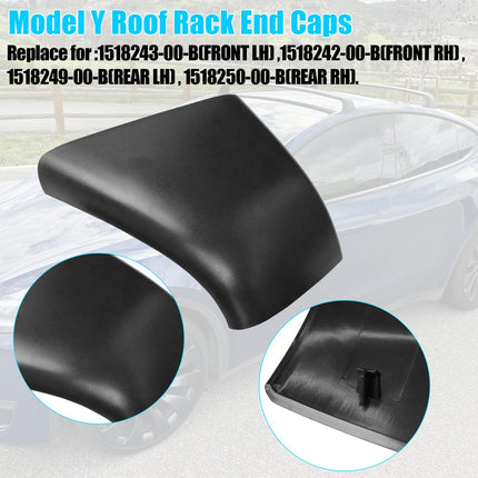 Tesla Model Y Roof Rack End Caps 4PCS 2020-23 | Jaronx