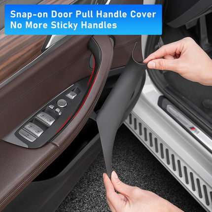 For BMW X3 G01 / X4 G02 Door Handle Covers 4PCS Black – Anti-Stick ABS| Jaronx