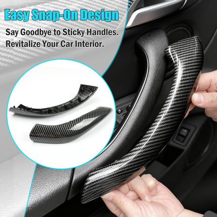 For BMW X1 F48 / X2 F39 Carbon Door Handle Covers 2PCS 2016-23 – Snap-On| Jaronx