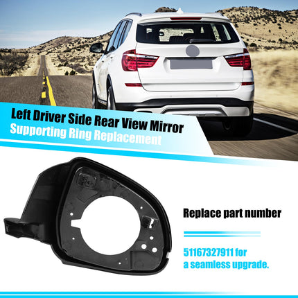 BMW Side Mirror Housing Frame for X3 F25/X4 F26/X5 F15/X6 F16, Driver Side Mirror Cover Frame Trim | Jaronx