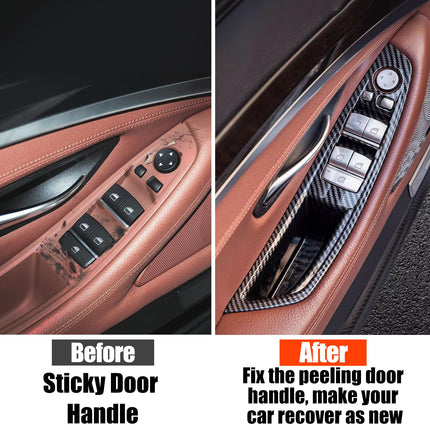 BMW 5 Series F10/F11 Door Handle Covers (2010-2016),7PCS Carbon Fiber Pattern|Jaronx