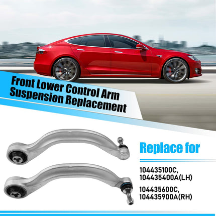For Tesla Front Lower Control Arm Model 3 2018-2023 Model Y 2020-2023, Left Driver & Right Passenger Side Suspension Control Arm with Ball Joint for Tesla 104435400A 104435600C| Jaronx