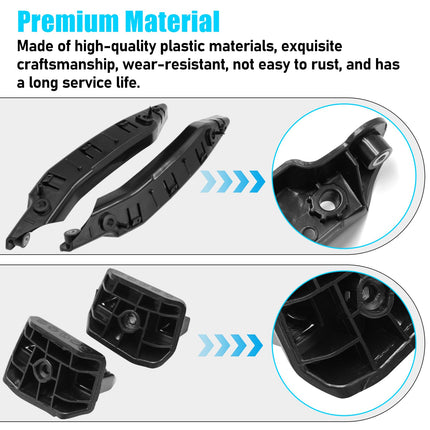 For Tesla Model Y Front Bumper Bracket 2020-2024, 4PCS Left & Right Front Bumper Fender Retainers Bracket for Tesla Model Y 1493770-00-B, 1493771-00-B, 1493773-00-B, 1493772-00-B| Jaronx
