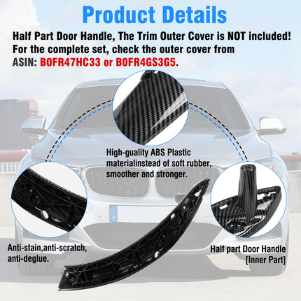 For BMW F30/F32 Door Handle Carbon Fiber 2012-2018 | 320i 328i 330i 335i 428i 435i| Jaronx