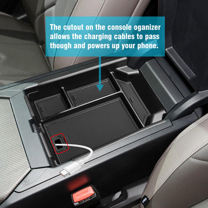 BMW X3 G45 Console Organizer for 2025, Center Console Storage Tray for 30 xDrive/M50 xDrive | Jaronx