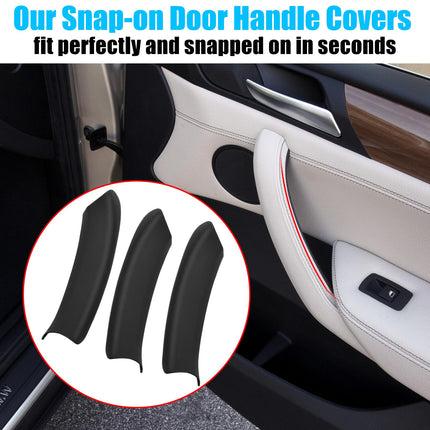BMW X3 F25 / X4 F26 Door Handle Cover 3PCS Black | Jaronx