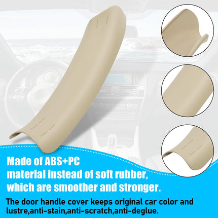 BMW X3 F25/X4 F26 Left Rear Door Handle Cover, Beige Interior Door Pull Handle for X3 2010 - 2016/X4 2014 - 2017 | Jaronx