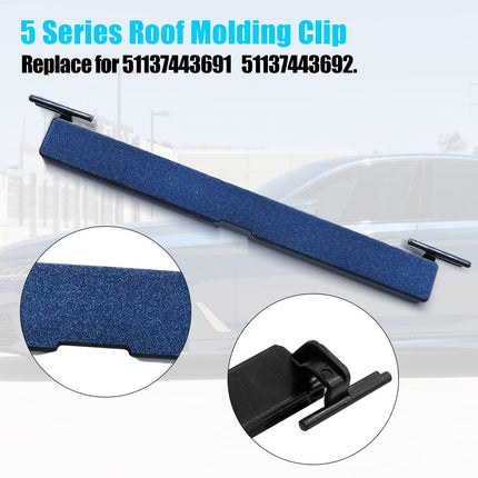 For BMW Roof Rack Port Cover for 5 Series G30/G31,6' GT G32,7' G12, Roof Rack Molding Port Cap for BMW 530 540 640 740, 51137443691 51137443692(Phytonic Blue) | Jaronx