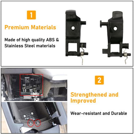 Mercedes-Benz Armrest Latch Clips for W166, X166, W292, C292 | 2012-2019 GLE/GLS Series,2PCS | Jaronx