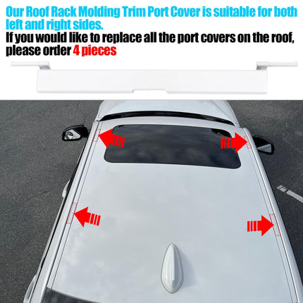 BMW 3-Series F30/F80 Roof Rack Port Cover 2013-2018 | Mineral White | Replaces 51137312617 | Jaronx
