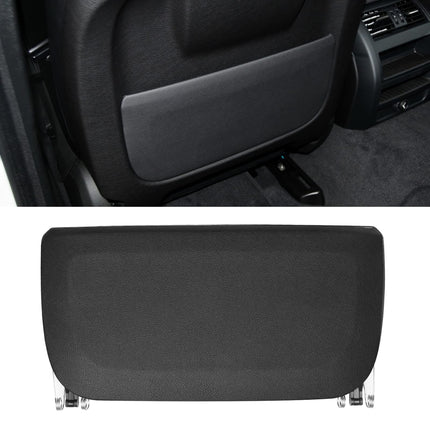 For BMW Seat Back Pocket Cover for 5 Series F10 F11/7 Series F01 F02/X5 F15 /X6 F16, Genuine Leather Backseat Pocket Replacement, Driver/Passsenger Side Seat Back Cover-Black| Jaronx