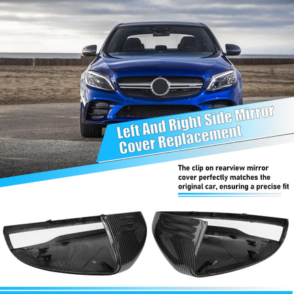 Mercedes Benz Mirror Cover for C Class W205/E Class W213/S Class W222/GLC X253,Carbon Fiber Pattern | Jaronx