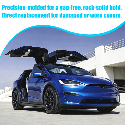 For Tesla Model X Mirror Cover Replacement 2016-2025 1054431-11-D,Right Passenger Side Clip-on Rear View Mirror Cover Cap for Tesla Model X Accessories 2016-2025(Blue)| Jaronx