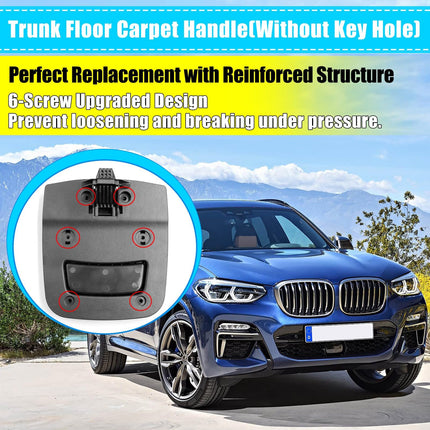 For BMW Trunk Mat Carpet Handle for X3 G01 2018-2024/X4 G02 2018-2025/X5 G05 2019-2025/X6 G06 X7 G07 2020-2025, Rear Trunk Mat Floor Carpet Handle Replacement for BMW 51479471108 | Jaronx
