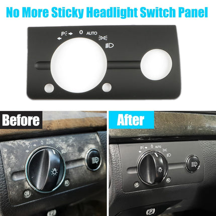 Mercedes Benz E Class W211 Headlight Switch Cover Stick-on (2003-2008) OE 2115450104 (B Model) | Jaronx