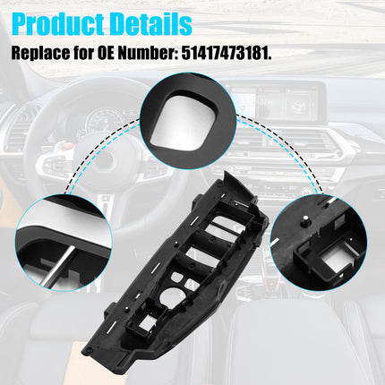 For BMW Window Switch Panel Cover Replacement X3 G01/X4 G02 | Front Left Driver Side Door Window Control Bezel Cover X3 G01 2017-2024/X4 G02 2019-2025 51417473181| Jaronx