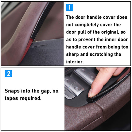 For Carbon Fiber BMW X3 G01 / X4 G02 Door Handle Covers 4PCS 2017-24| Jaronx