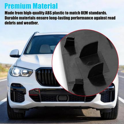 For BMW X5 G05 M Sport Front Bumper Tow Hook Hitch Cover 2019-2023 | Painted Black Right Front Bumper Tow Trailer Eye Hook Cover Cap Replacement, for BMW 51118069237| Jaronx