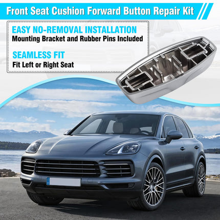 For Porsche Seat Adjustment Button Cover for Cayenne/Macan EV/Panamera/Taycan/911 (2019-2025),Driver/Passenger Seat Cushion Forward Memory Adjuster Switch Button Cover Replacement| Jaronx