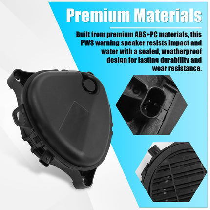 Tesla Pedestrian Warning Speaker Model 3 2017-2023 Model Y 2019-2024, Pedestrian Warning System Alarm Horn PWS Speaker for Tesla Model 3/Y, Replace for 1299965-00-A| Jaronx