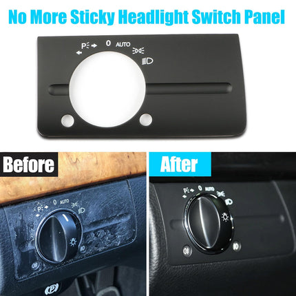 Mercedes Benz E Class W211 Headlight Switch Cover Stick-on (2003-2008) - OE 2115450704 | Jaronx
