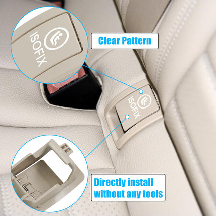 For Mercedes Benz Child Seat Anchor Cover C Class W205 C300 C350 C200 C180 C400 C450(2015-2020), ISOFIX Rear Seat Latch Anchor Cover for C Class W205 A2059200513 (Light Beige) | Jaronx