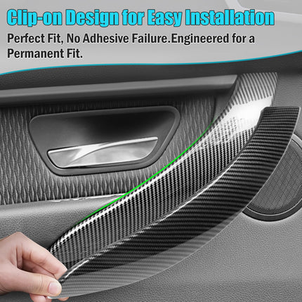 ForBMW F30/F31/F36 4PCS Door Handle Cover 2013-2018(Carbon Fiber Pattern)| Jaronx