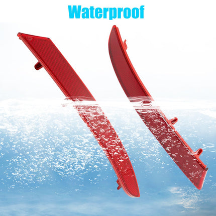 For BMW Rear Bumper Reflector for X3 G01 M Sport 2018-2021, Left & Right Rear Bumper Red Marker Lights Lens Trim,Tail Reflector Light Replacement for BMW 63147857003 63147857004| Jaronx