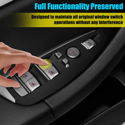 For BMW Window Switch Panel Cover Replacement X3 G01/X4 G02 | Front Left Driver Side Door Window Control Bezel Cover X3 G01 2017-2024/X4 G02 2019-2025 51417473181| Jaronx
