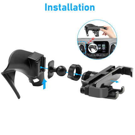 Chevy Malibu Phone Holder Mount 2017-2022,Black | Jaronx